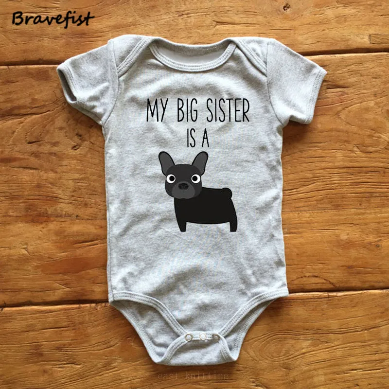 Summer Newborn Baby Girl Boy Dog Bodysuit Jumpsuit Outfits New Arrival Girls Boys Print Summer Cotton Bodysuits Sunsuits Onesie
