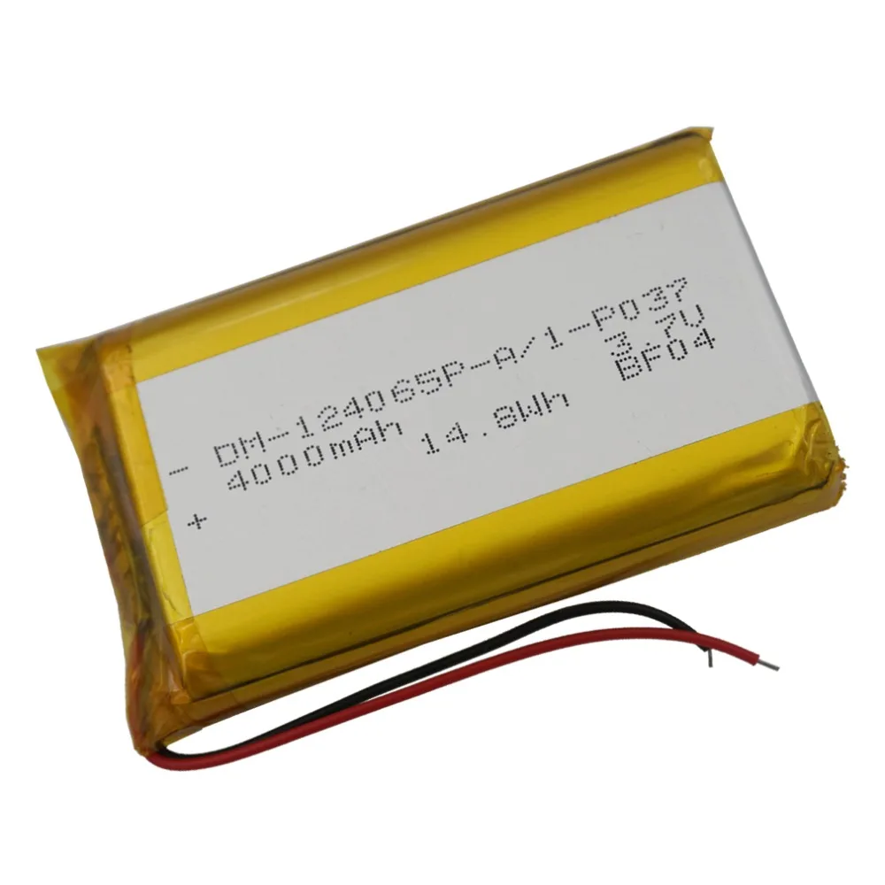 XINJ 3,7 V 4000 mAh литий-полимерная аккумуляторная батарея Li-Po 124065 для gps КПК MID psp телефон PDF power bank портативный планшет