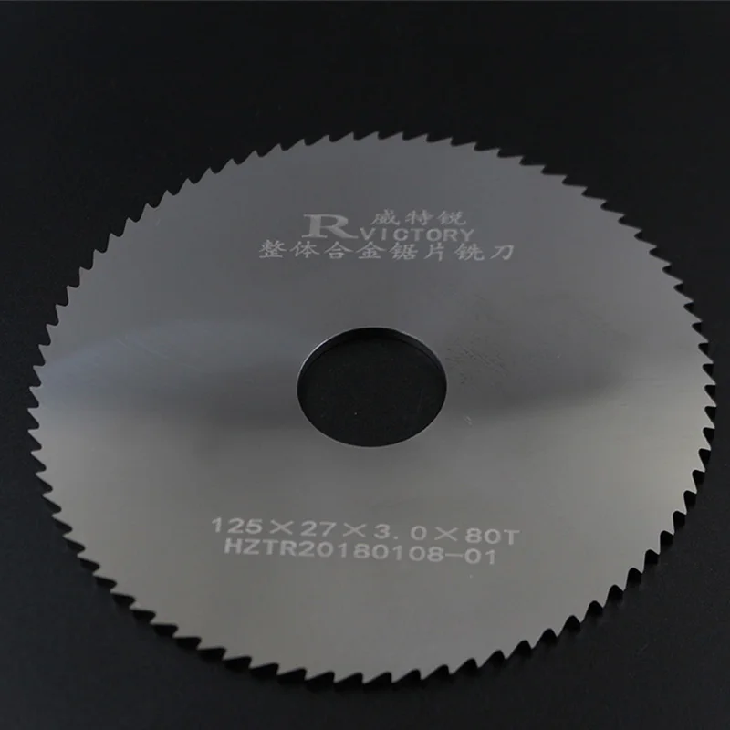 2pcs Milling Saw Blade 125mm Circular Wood Cutting Saw Blade 1mm to 3mm Solid Carbide Slotting Milling Cutter for Rotary Tool