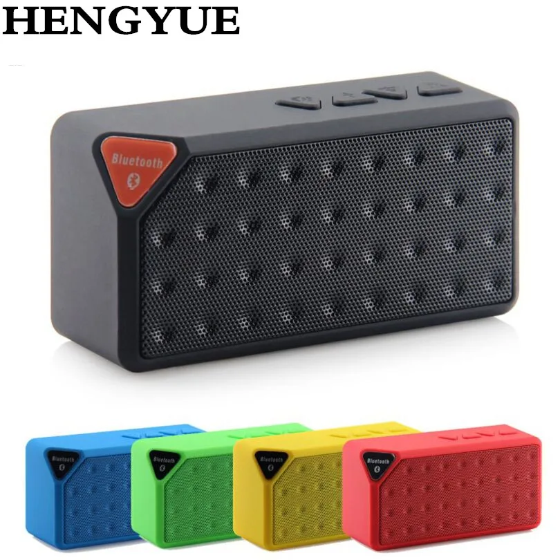 Мини Bluetooth Колонка X3 TF USB FM радио Беспроводная портативная музыкальная колонка