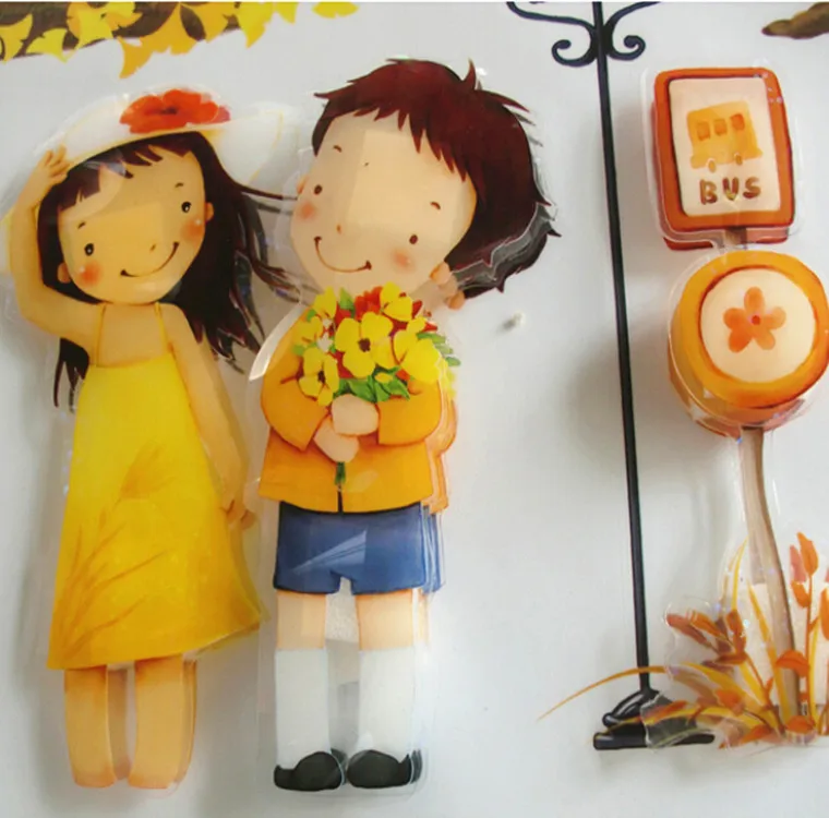 Новое Прибытие Творческий Украшения Стены 3D Наклейки Детский Сад детская