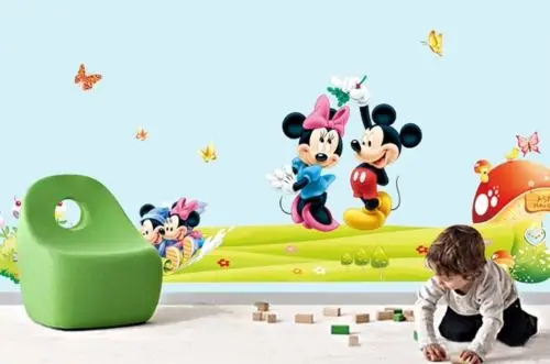 Mouse Removable Wall Sticker PVC Decal Kids Room Decor Mural Art | Дом и сад
