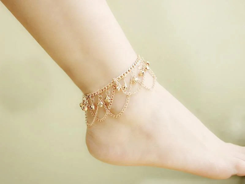 Модные колокольчики браслет на лодыжку ноги ювелирные изделия лодыжки мульти