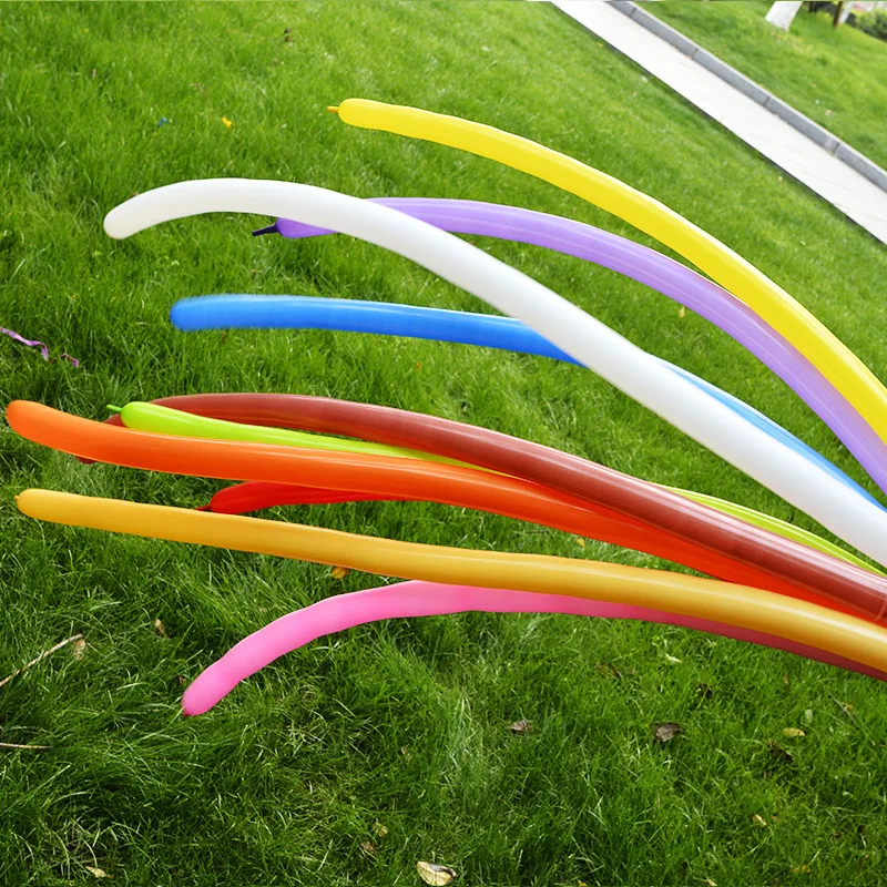 10 шт./лот Магия Длинные полосы шар твист латексные шары удивительные Форма