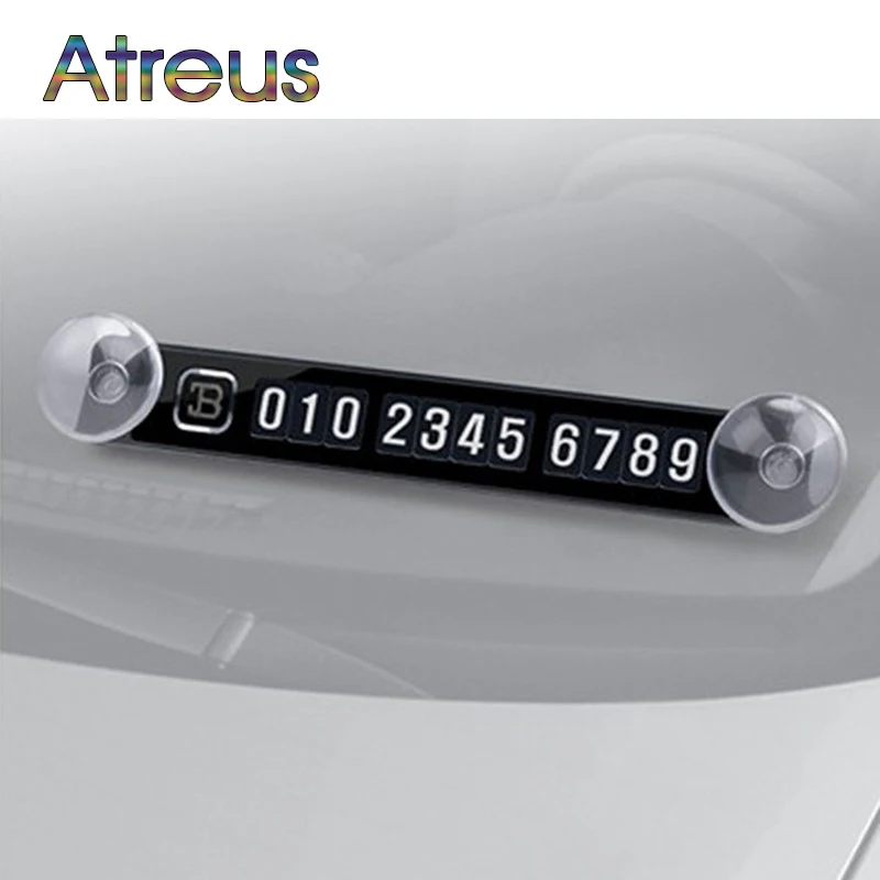 Магнитная парковочная карта с номером телефона автомобильная наклейка для Ford Focus