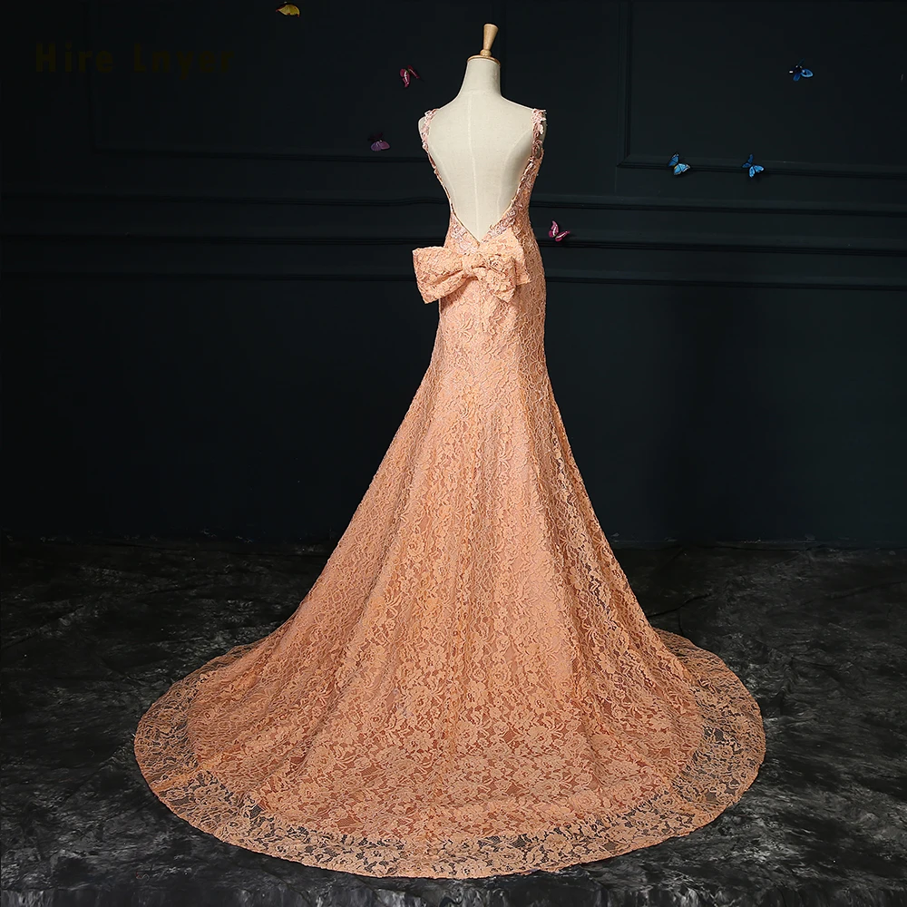 Новое поступление Vestido De Noiva Com Renda сексуальное оранжевое свадебное платье с