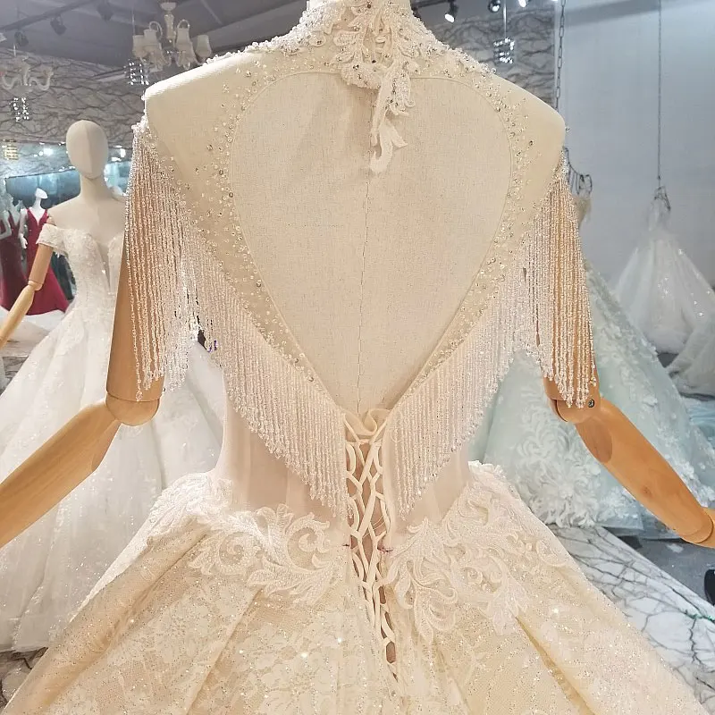 特別割引 Aijingyuウェディングドレスイスラム教徒の花嫁衣装インドトルコホワイトウェディングドレスと