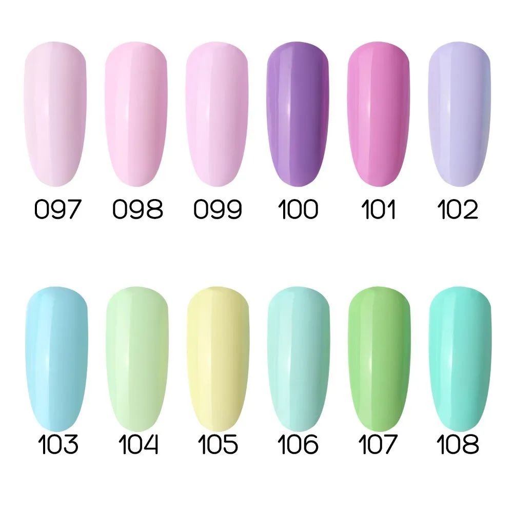 Весенний цветной гель для коллекции светло-розовый синий фиолетовый цвет цветов