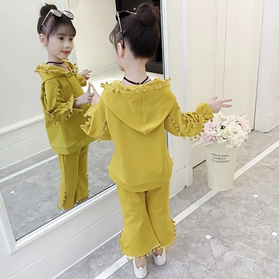 Комплект одежды для девочек весенний Детский костюм спортивные детские костюмы