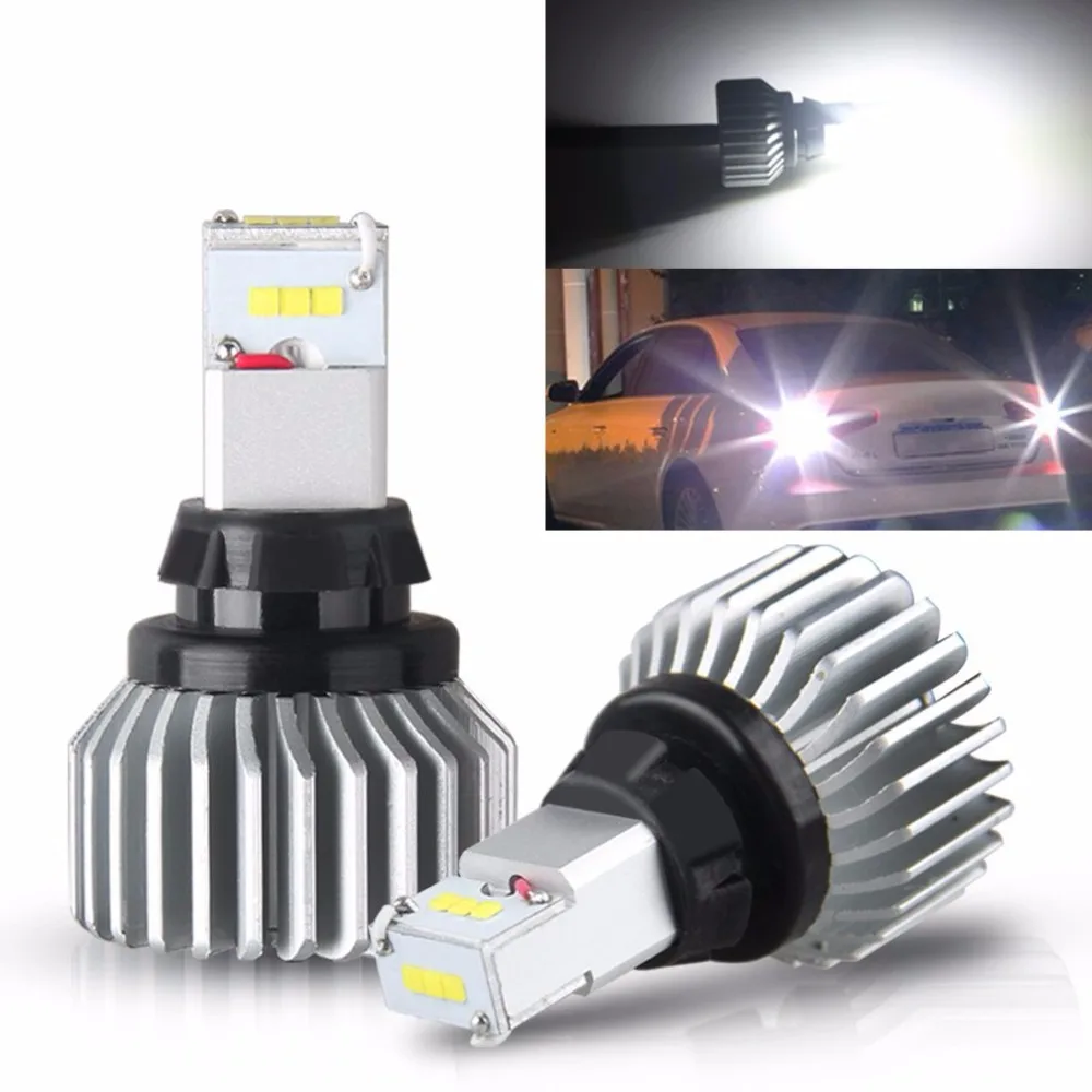 2 шт. 2000lm Canbus Error Free 912 921 T15 W21W 7440 3156 3056 BA15S 1156 P21W светодиодный задние фонари, новые CSP 9-SMD 6500K белый
