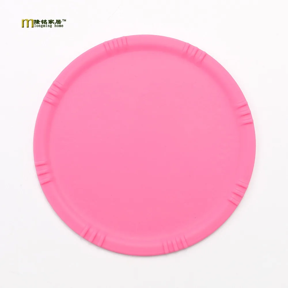 1PC silicone dining table placemats coaster coffee cups drink kitchen accessories mat cup bar mug placemats coaster mats LB 320
