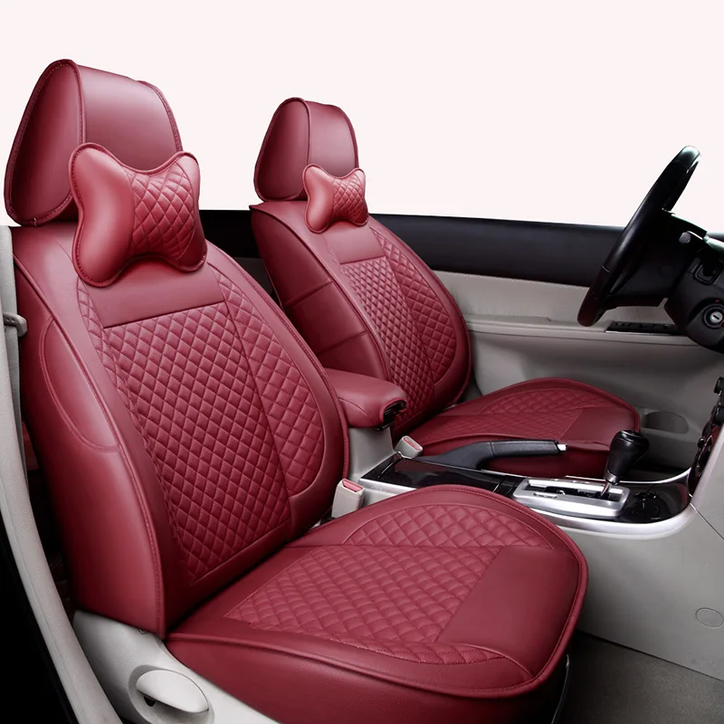 (Передние + задние) Специальные кожаные универсальные чехлы для автомобильных