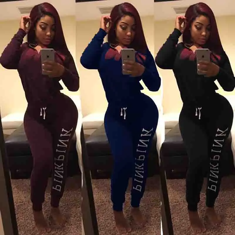 2017 Осень и зима длинный участок Женская мода нижнее белье Письмо Повседневный