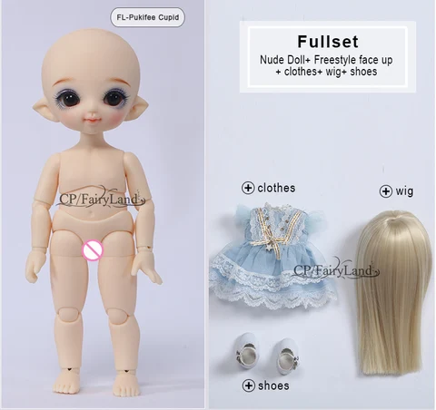 Fairyland пукифи Купидон шарнирная sd кукла 1/8 тело каучуковые фигурки luts ai yosd Набор Кукла не для продажи игрушка Детские куклы