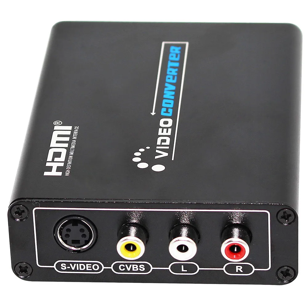 5 шт. HDMI для RCA AV+ S VIDEO R/L аудио конвертер адаптер HDMI2AV 1080 P HD видео конвертер коробка Высокое разрешение мультимедиа Интерфейс