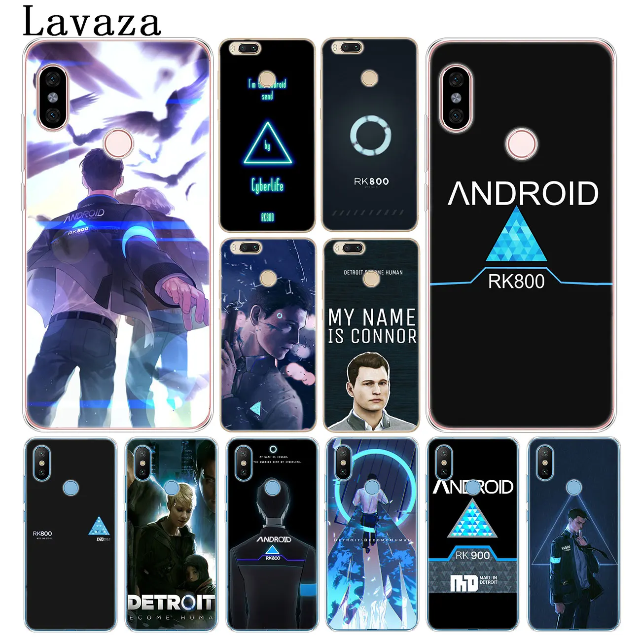 Твердый чехол для телефона Lavaza Detroit Become Human RK800 Connor Xiaomi Redmi K20 8A 7A 6A Note 8 8T 7 5 6 Pro 4
