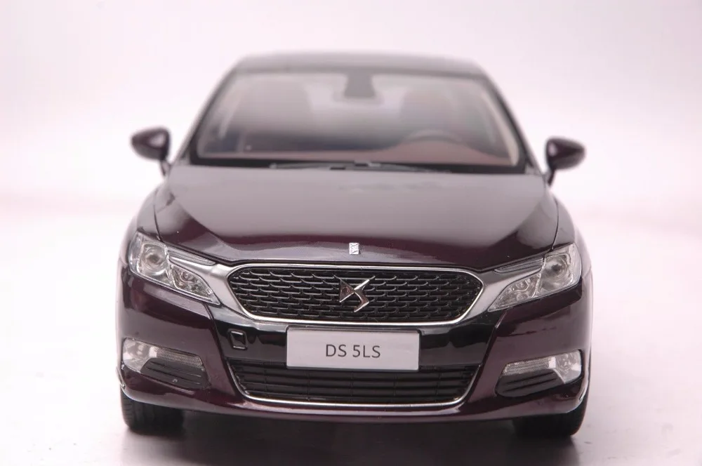 1:18 литая под давлением модель для peugeot Citroen DS 5LS фиолетовый сплав игрушечный автомобиль миниатюрная Коллекция подарков