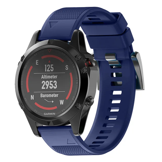 26 22 20 мм ремешок для часов Ремешок для Garmin Fenix 6 6s 6X5 5S 3 3HR D2 S60 gps часы Quick Release силиконовый ремешок Easyfit