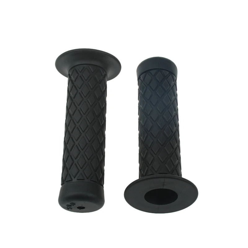 Универсальные черные мотоциклетные алмазные ручки 7/8 дюйма 22 мм для Harley Honda Suzuki