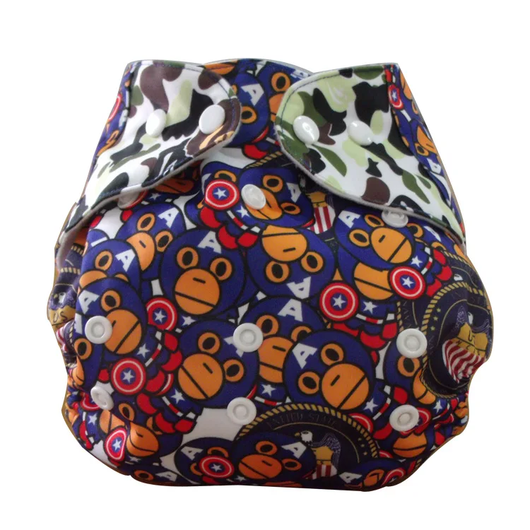 Детские подгузники тканевые с карманом и многоразовые без вставки NB024|diaper price|diaper