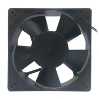 new f12738 127mm axial cooling fan large air flow 3650rpm two ball bearing 12v 10w fan cooler 3 pin fan connector cooling system