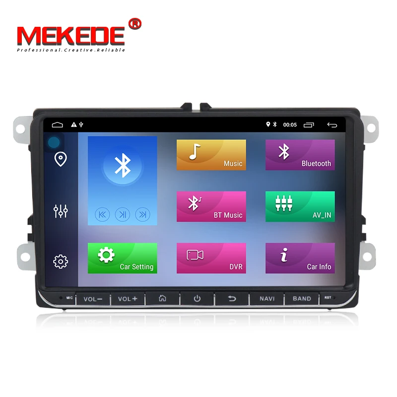 " Android 9,1 2+ 32G Автомобильный gps-навигатор для VW Volkswagen SKODA GOLF 5 Golf 6 POLO PASSAT B5 B6 JETTA TIGUAN dvd плеер BT RDS