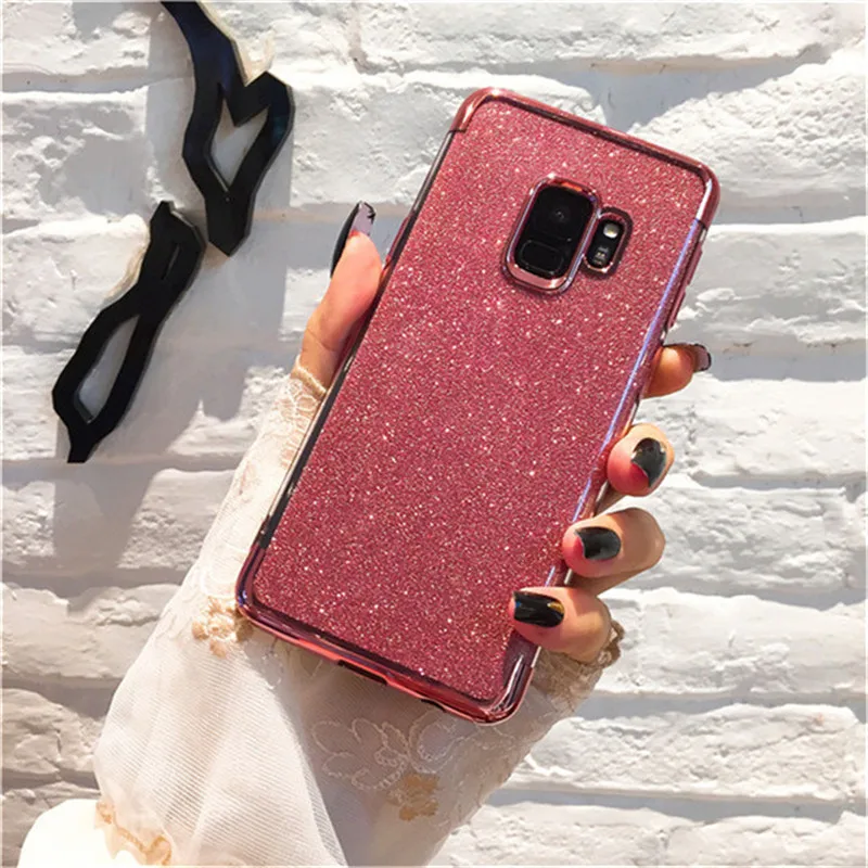 Модный золотой блестящий чехол для телефона Samsung Note 9 J4 J6 2018 мягкий Galaxy PRIME J6Plus A20E A60