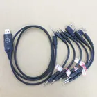 USB Кабель для программирования honghuismart 6 в 1, для kenwood, baofeng, motorola, yaesu, hytera, mag one a8, для icom и т. Д., рация