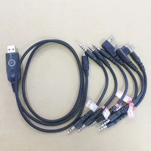 USB Кабель для программирования honghuismart 6 в 1, для kenwood, baofeng, motorola, yaesu, hytera, mag one a8, для icom и т. Д., рация
