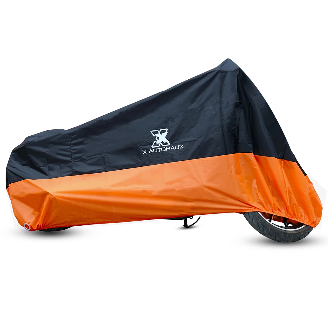 X AUTOHAUX L XL 2XL 3XL 190T Универсальный всесезонный чехол для мотоцикла и велосипеда водонепроницаемый пылезащитный чехол от дождя и пыли УФ-защита для мотоцикла и скутера - Цвет: Black Orange