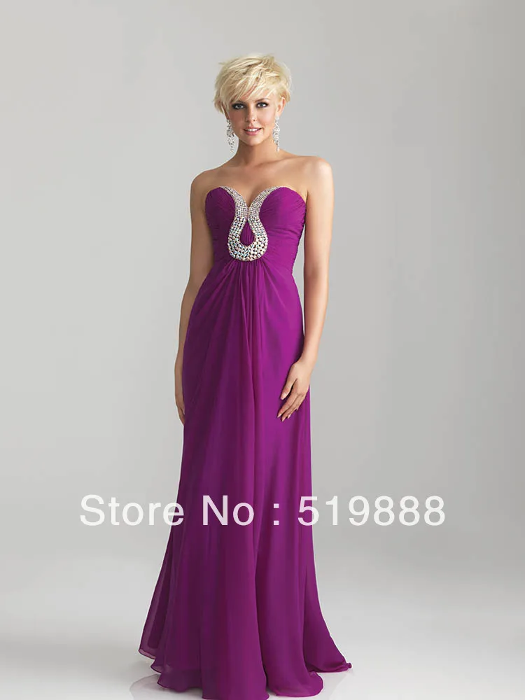 Free Shipping Low Price Wholesaler Off Shoulder Beading Purple Formal Evening Dress | Свадьбы и торжества
