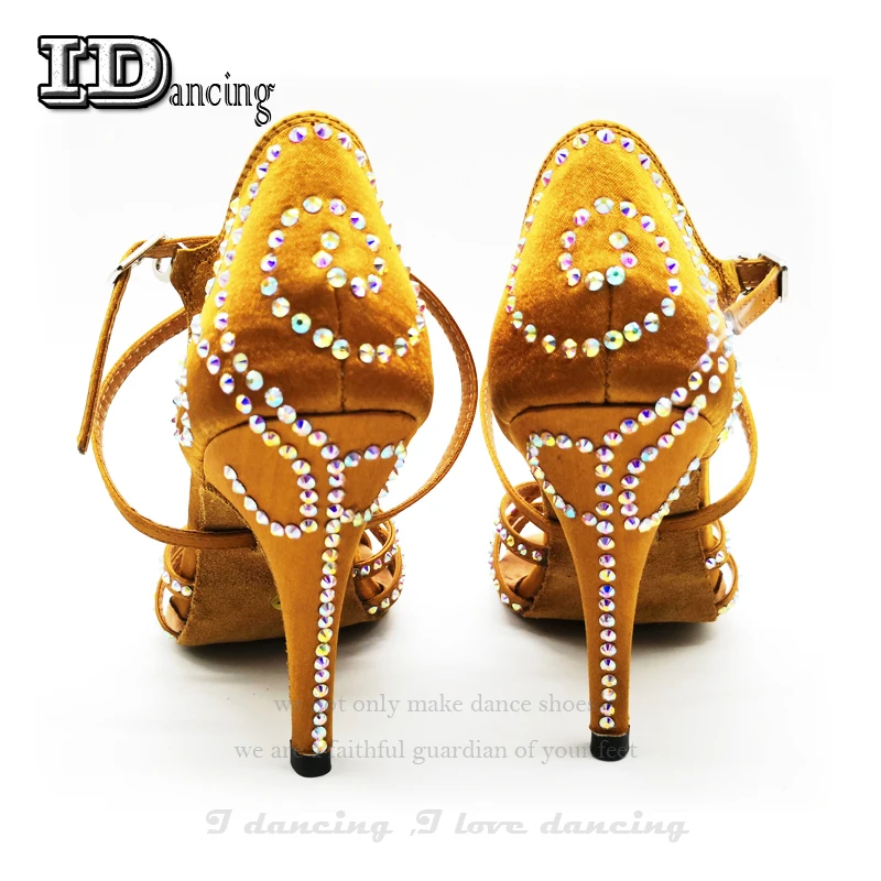 Salsa Latin Dancing Shoes Women Ballroom Rhinestone Party Waltz Sneakers Dance Ladies Wholesale Hot sale JuseDanc | Спорт и