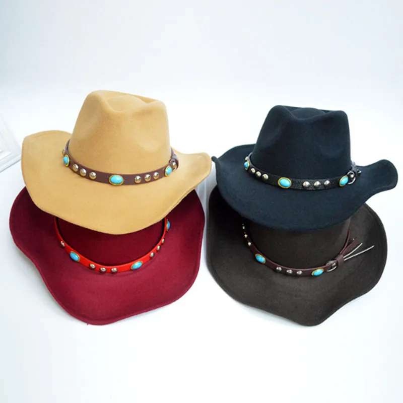 

woolen cowboy hat for adults cowboy cosplay halloween cosplay hat