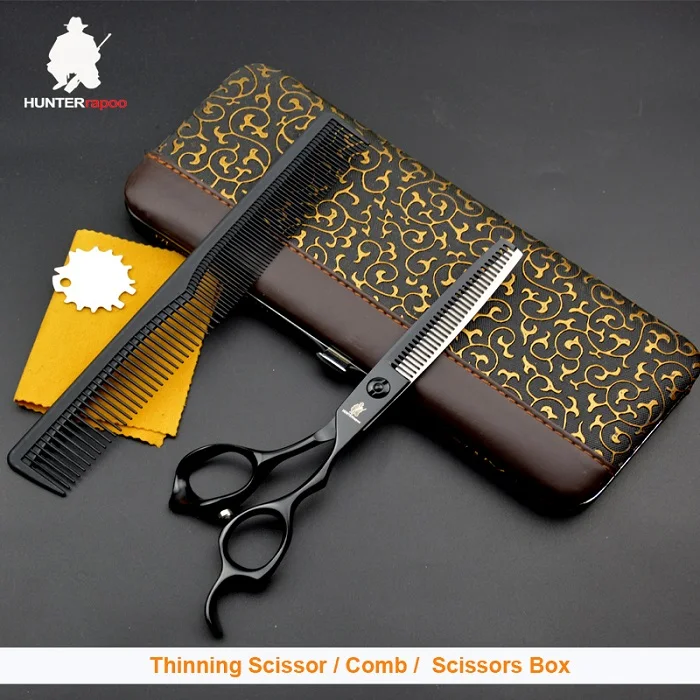 thinner with a bag Скидка 30% HT9212 ножницы для волос профессиональные ножницы набор Япония 6 дюймов Парикмахерские филировочные ножницы для парикмахерской машинки для стрижки волос - Цвет: thinner with a bag