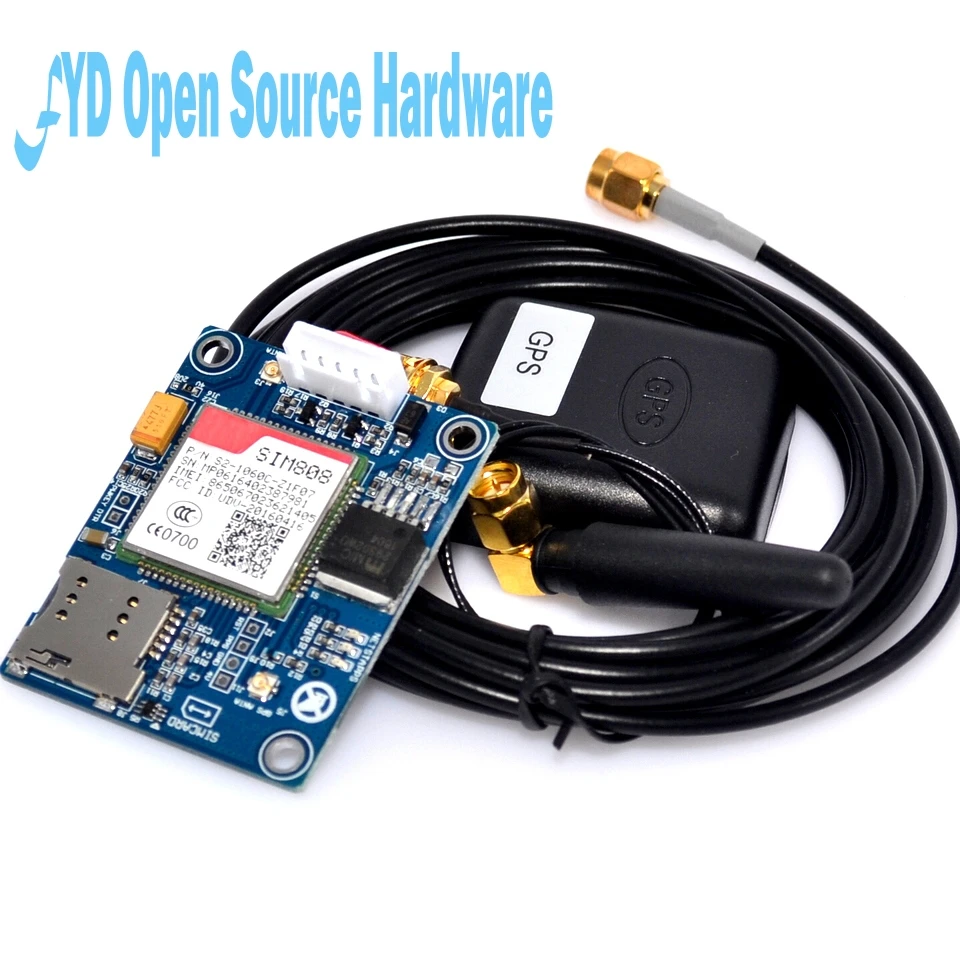 SIM808 вместо SIM908 модуль GSM/GPRS gps развитию IPX SMA с антенны для Raspberry Pi | Электронные