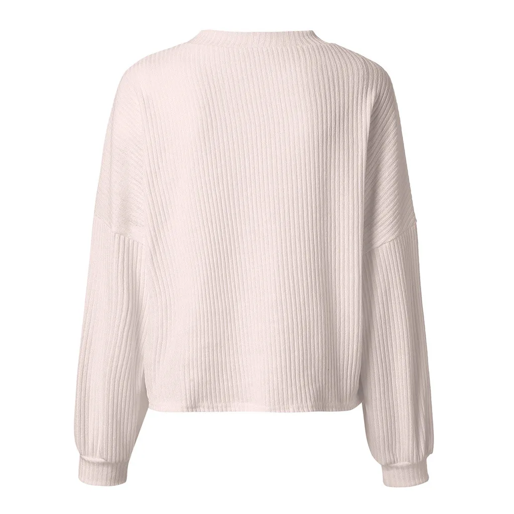Pull femme hiver 2018 осенне-зимний Повседневный свитер женский толстый теплый Однотонный