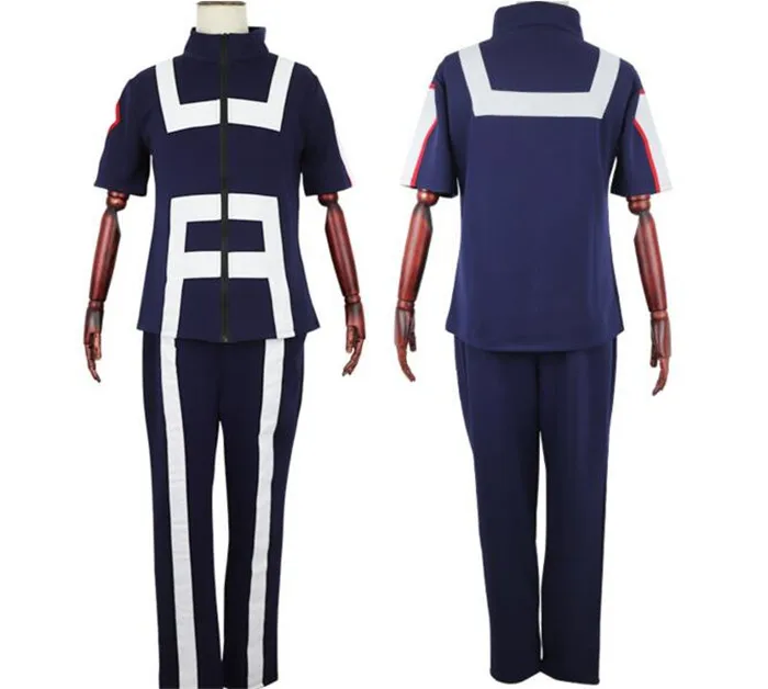 Спортивная одежда моя геройская Академия JP Аниме Boku no Hero Bakugou Katsuki Iida Tenya Todoroki Shouto