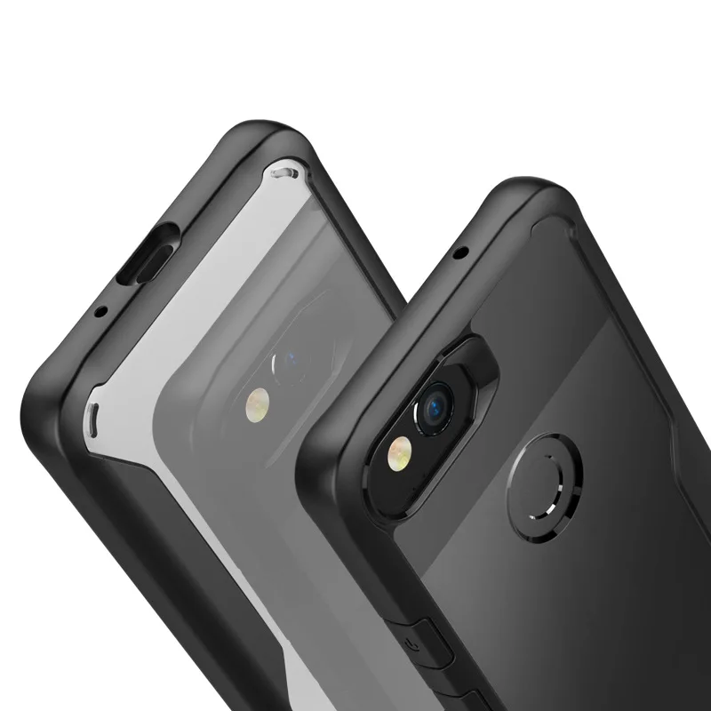 Для google pixel 2 xl чехол роскошные прозрачный PC + TPU Защитный для телефон оболочки