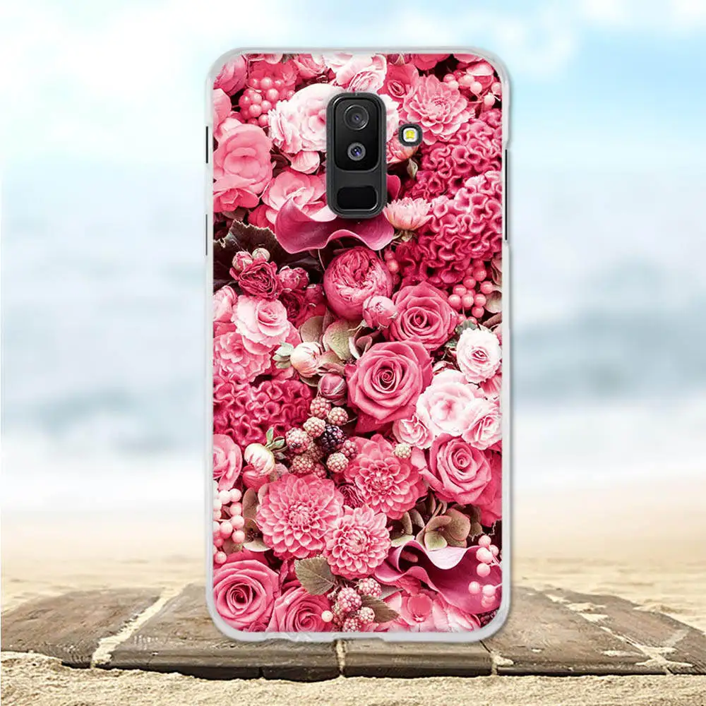 Чехол для Samsung Galaxy A6 Plus 2018 окрашенный защитный силиконовый чехол 3D с милым котом A9