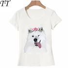 Новинка лета 2021, модная женская футболка с коротким рукавом и красивой самоидой, женские топы с забавным дизайном, необычные футболки для девочек