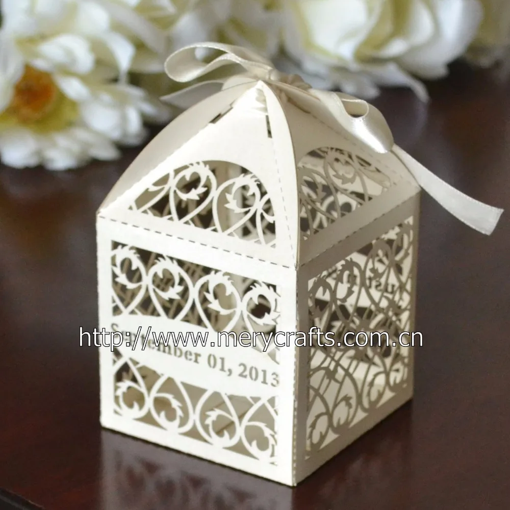 Индивидуальные подарочные коробки маленькие белые кружевные пакеты для свадьбы