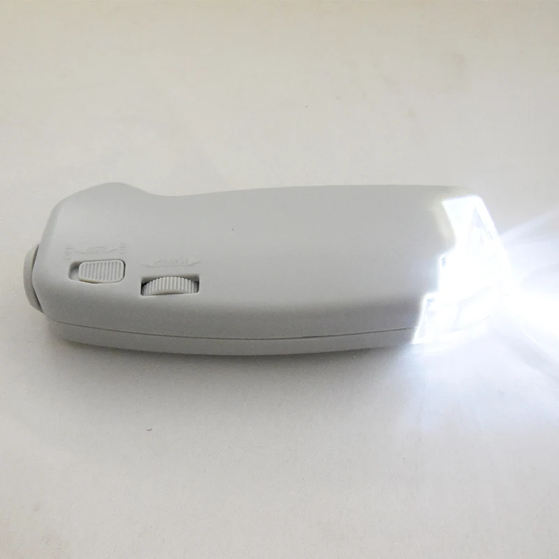 80x светодиодный карманный микроскоп со шкалой увеличительное Стекло Монокуляр