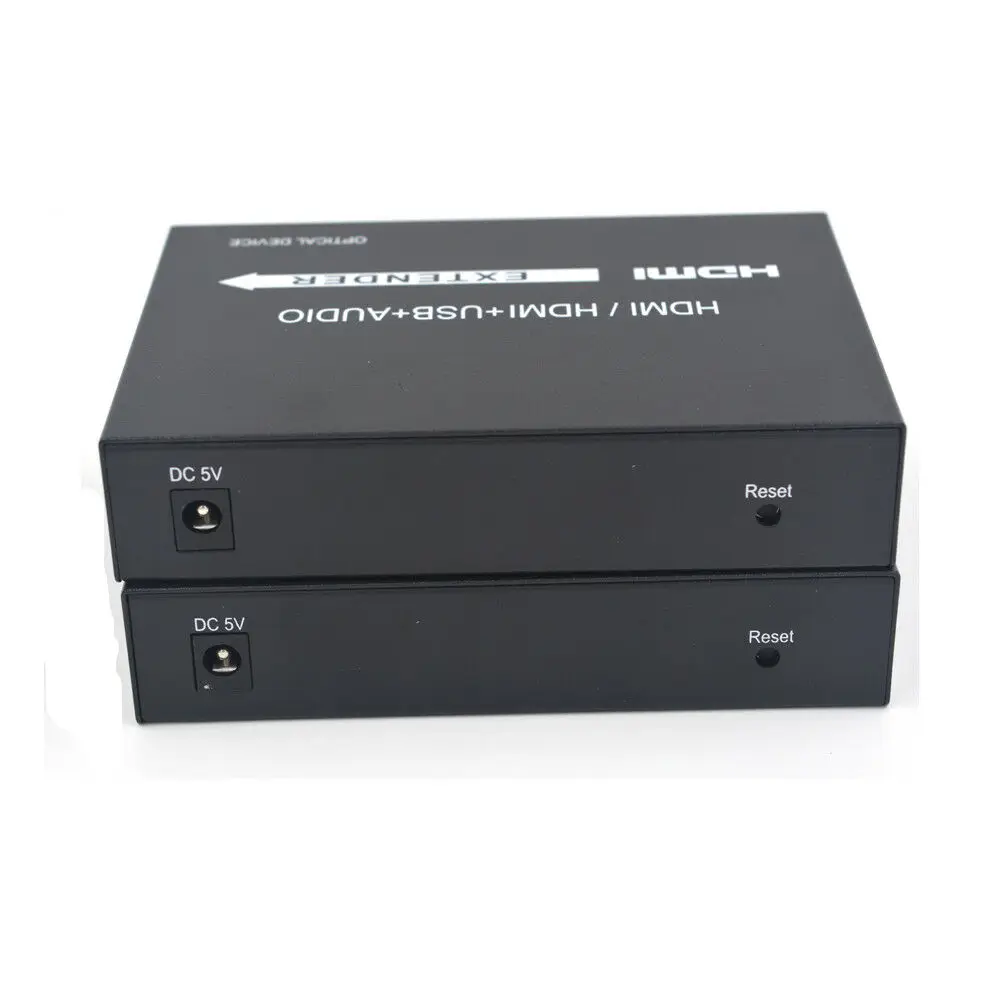 HDMI (аудио/видео) по волокну оптические преобразователи одномодовое волокно до 20