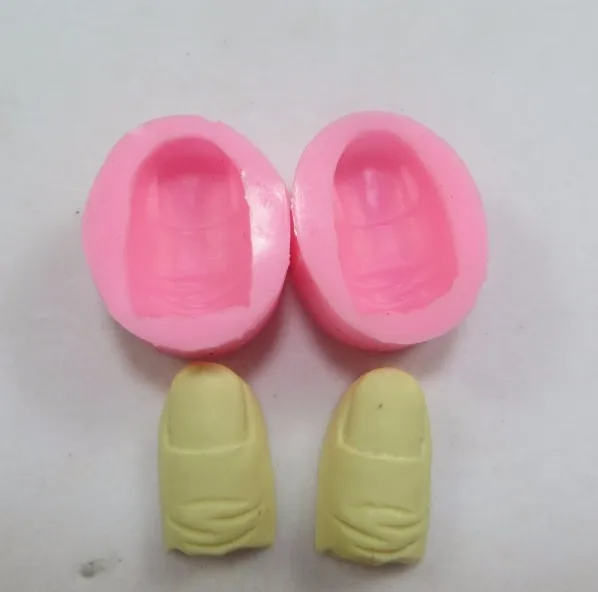 QT0004F гибкие силиконовые Еда безопасности пресс-форм пальцев форма &quotХэллоуин&quot