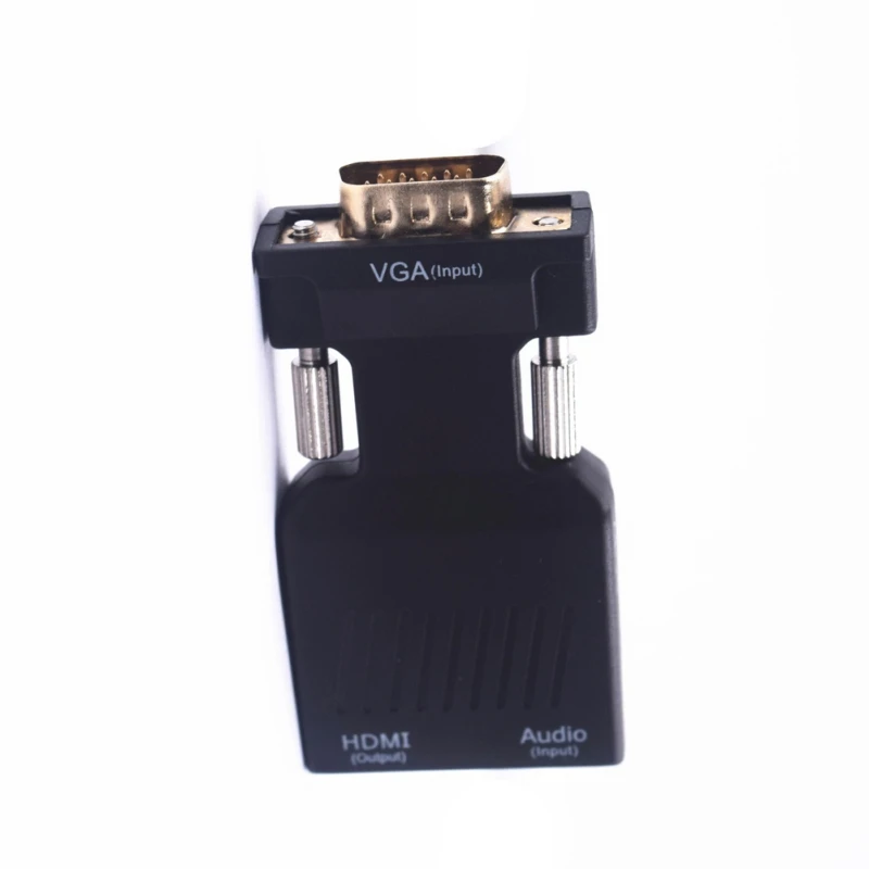 Адаптер VGA HDMI 1080 P конвертер микро интерфейс папа мама с AUX аудио портом для