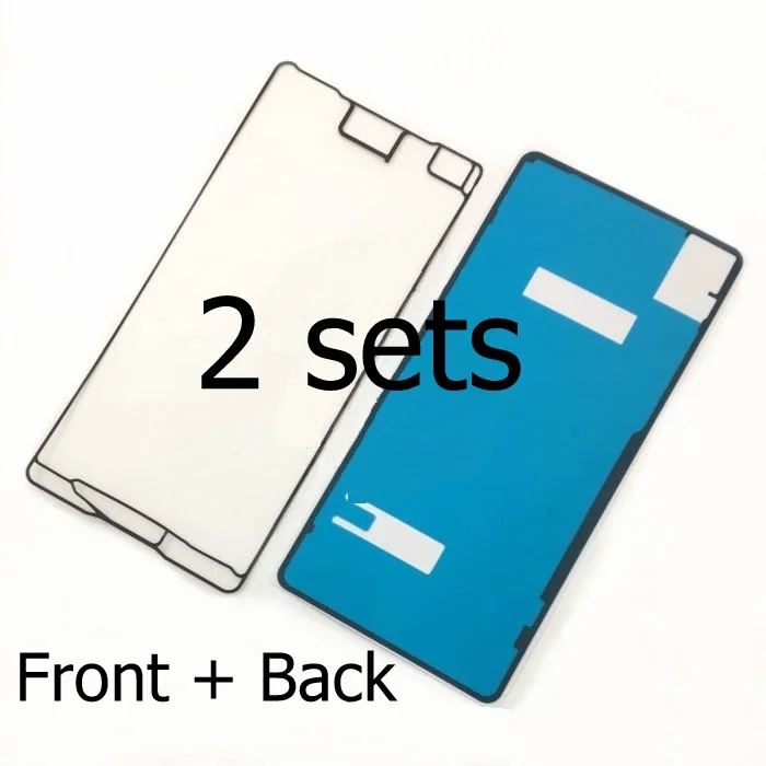 2set XP Front Back Передняя ЖК-и задняя крышка клейкая лента для sony Xperia X/X Compact/X Производительность сенсорный экран рамка водонепроницаемый стикер - Цвет: 2set XP Front Back