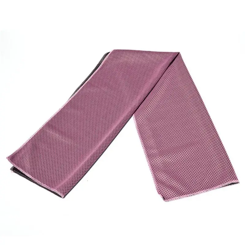 light purple Ультралегкое полотенце для тренажерного зала и йоги, быстросохнущее полотенце для пляжа, плавания, бега, бега, холодное ощущение, охлаждающее пот - Цвет: light purple