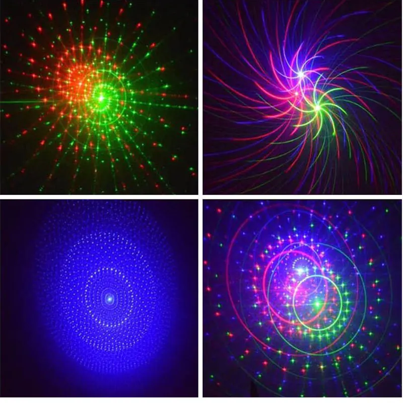 RGB 20 моделей Рождественские огни Открытый лазерный проектор сад пейзаж фестиваль