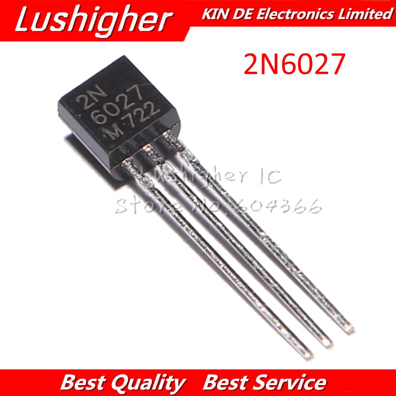10 шт. 2N6027 TO 92 2N 6027 TO92 транзистор 150мА 40 в|transistor 2n6027|transistor 2ntransistor to-92 |
