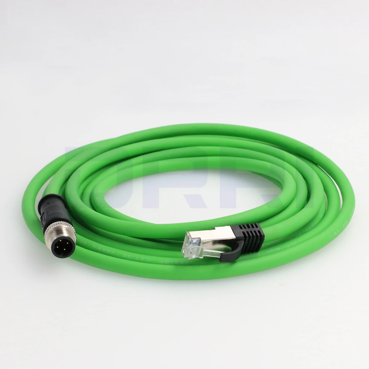 M12 4 контактный d код Мужской RJ45 водонепроницаемый Ethernet экранированный кабель для
